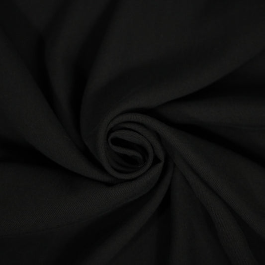 Tissu twill tencel - noir - photo 1/4 | So Tissus