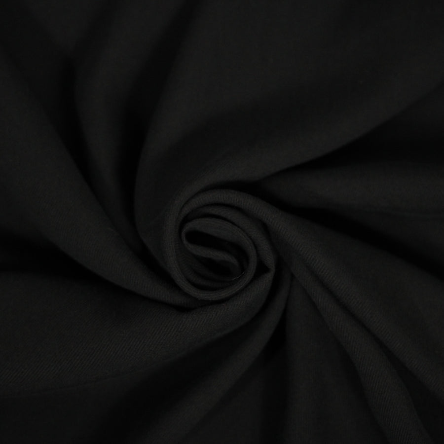 Tissu twill tencel - noir