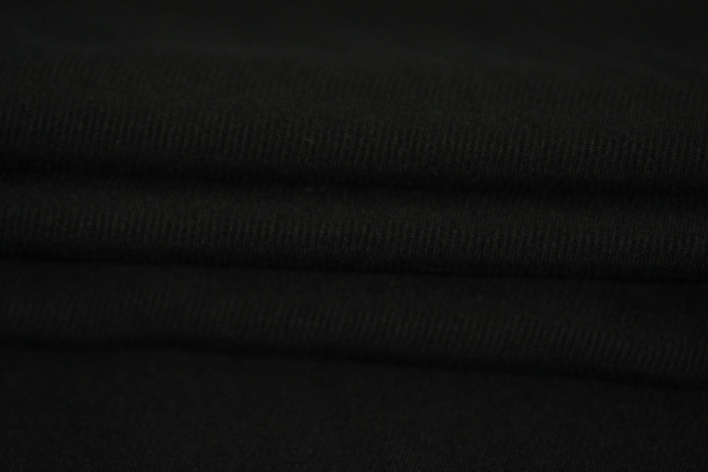 Tissu twill tencel - noir - photo 2/4 | So Tissus