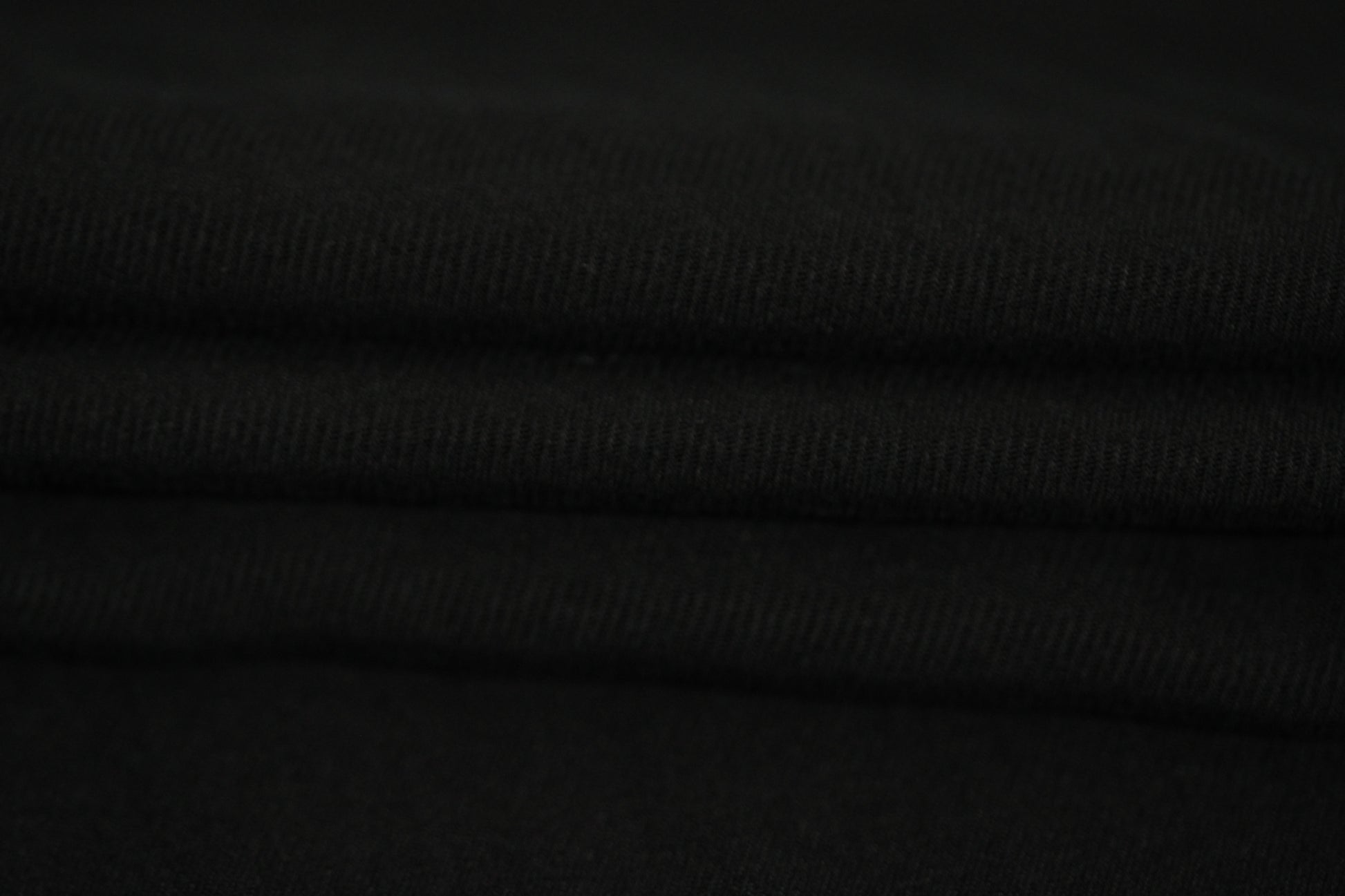 Tissu twill tencel - noir - photo 2/4 | So Tissus
