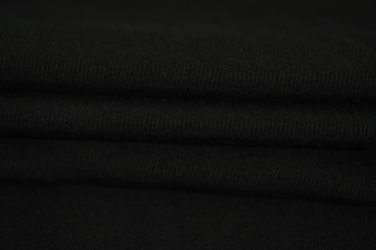 Tissu twill tencel - noir - photo 2/4 | So Tissus