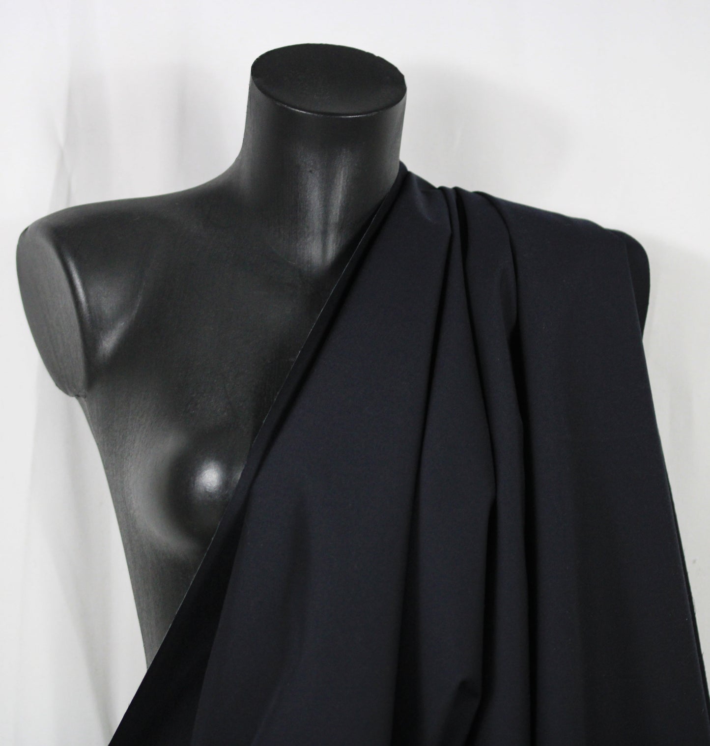 Tissu laine froide imperméable - bleu marine foncé - photo 3/4 | So Tissus