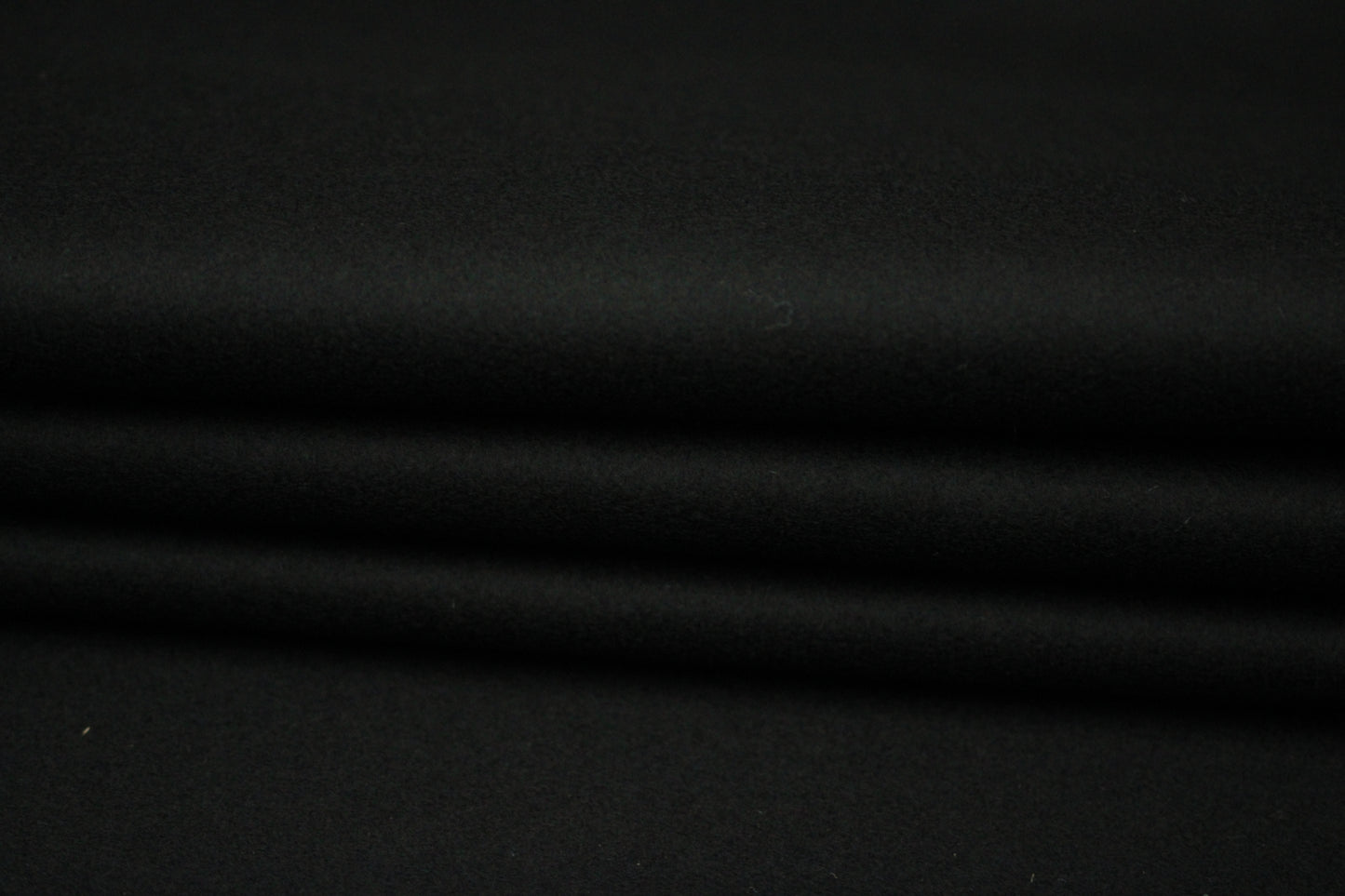 Tissu drap de laine et cachemire - noir - photo 2/4 | So Tissus