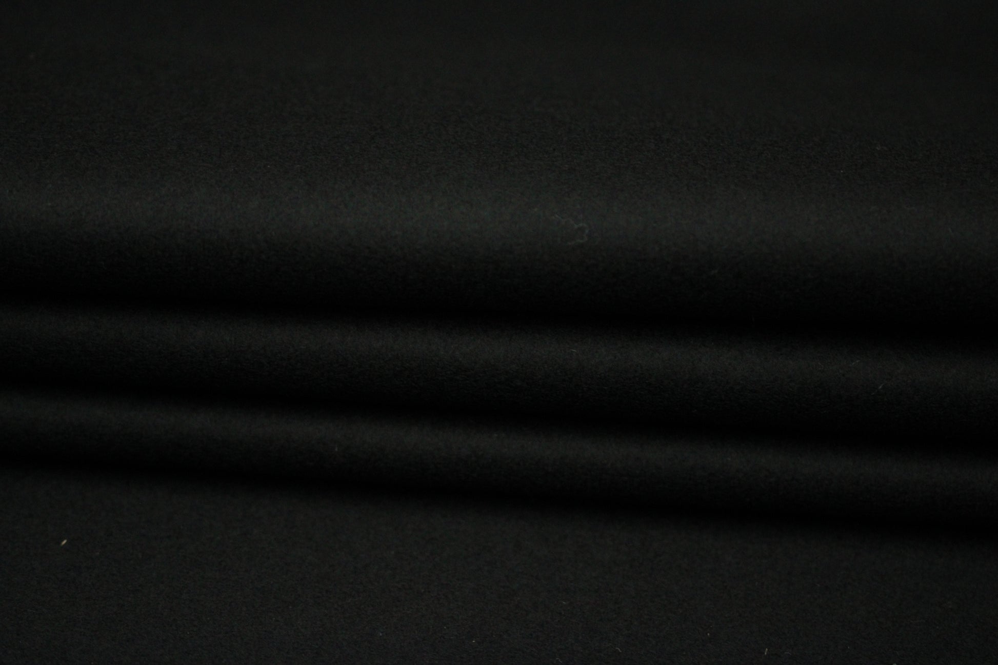 Tissu drap de laine et cachemire - noir - photo 2/4 | So Tissus