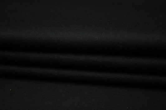 Tissu drap de laine et cachemire - noir - photo 2/4 | So Tissus