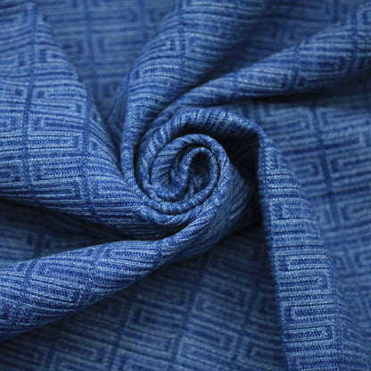 Tissu denim - à motif géométrique - photo 1/4 | So Tissus