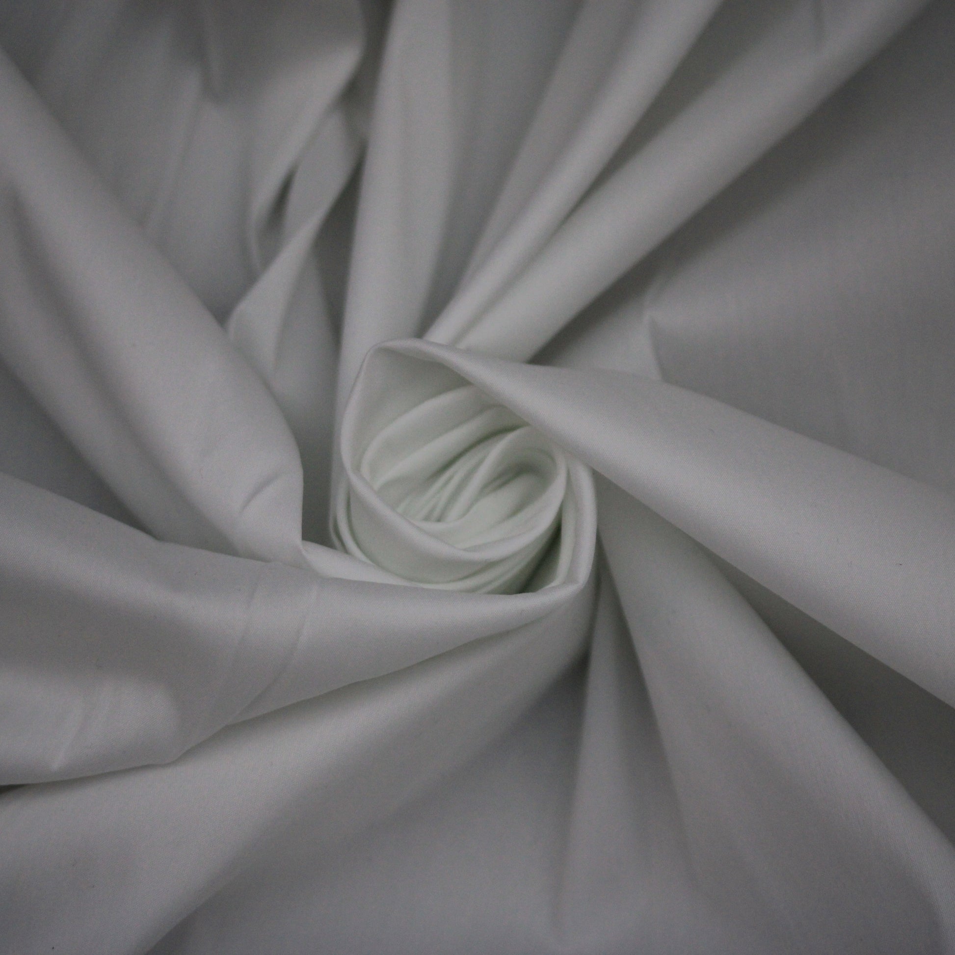 Tissu popeline de coton stretch - blanc - photo 1/4 | So Tissus