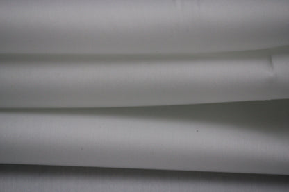 Tissu popeline de coton stretch - blanc - photo 2/4 | So Tissus