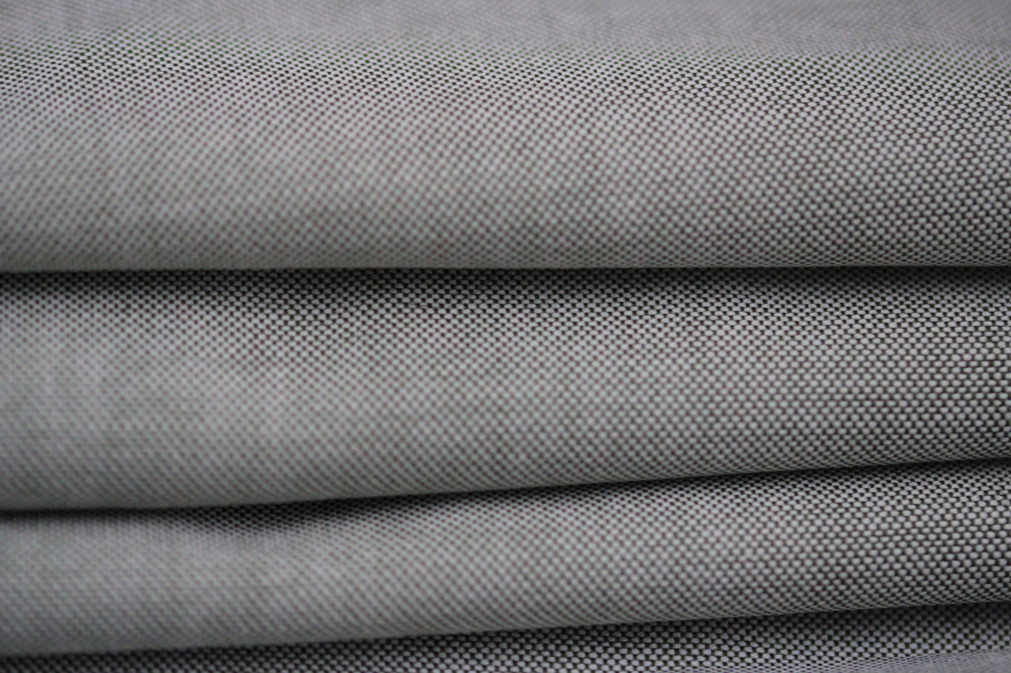 Tissu popeline piqué de coton prestige - blanc et kaki - photo 2/5 | So Tissus