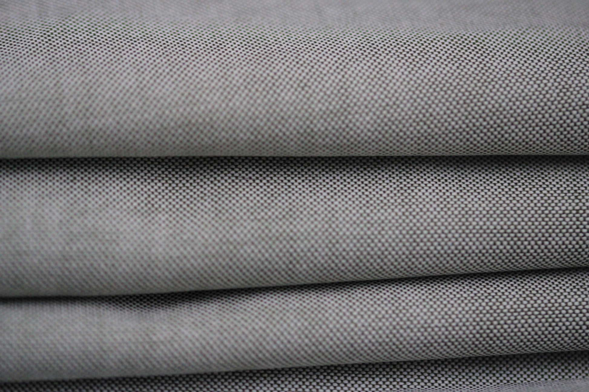 Tissu popeline piqué de coton prestige - blanc et kaki - photo 2/5 | So Tissus