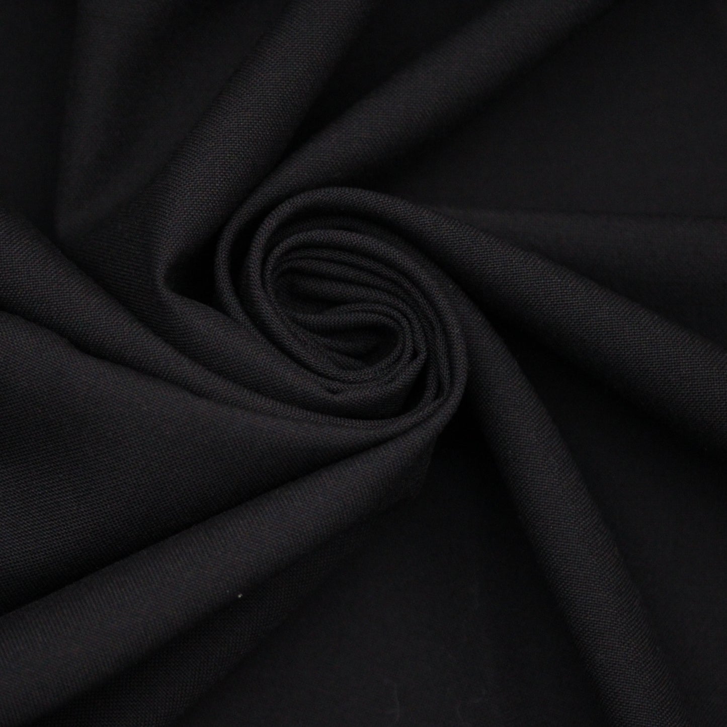 Tissu laine froide piqué - noir - photo 1/4 | So Tissus