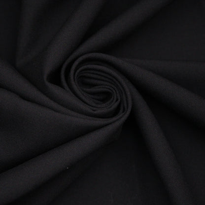 Tissu laine froide piqué - noir - photo 1/4 | So Tissus