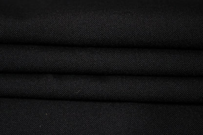 Tissu laine froide piqué - noir - photo 2/4 | So Tissus