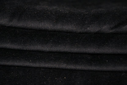 Tissu neoprène velours ras - noir - photo 2/4 | So Tissus