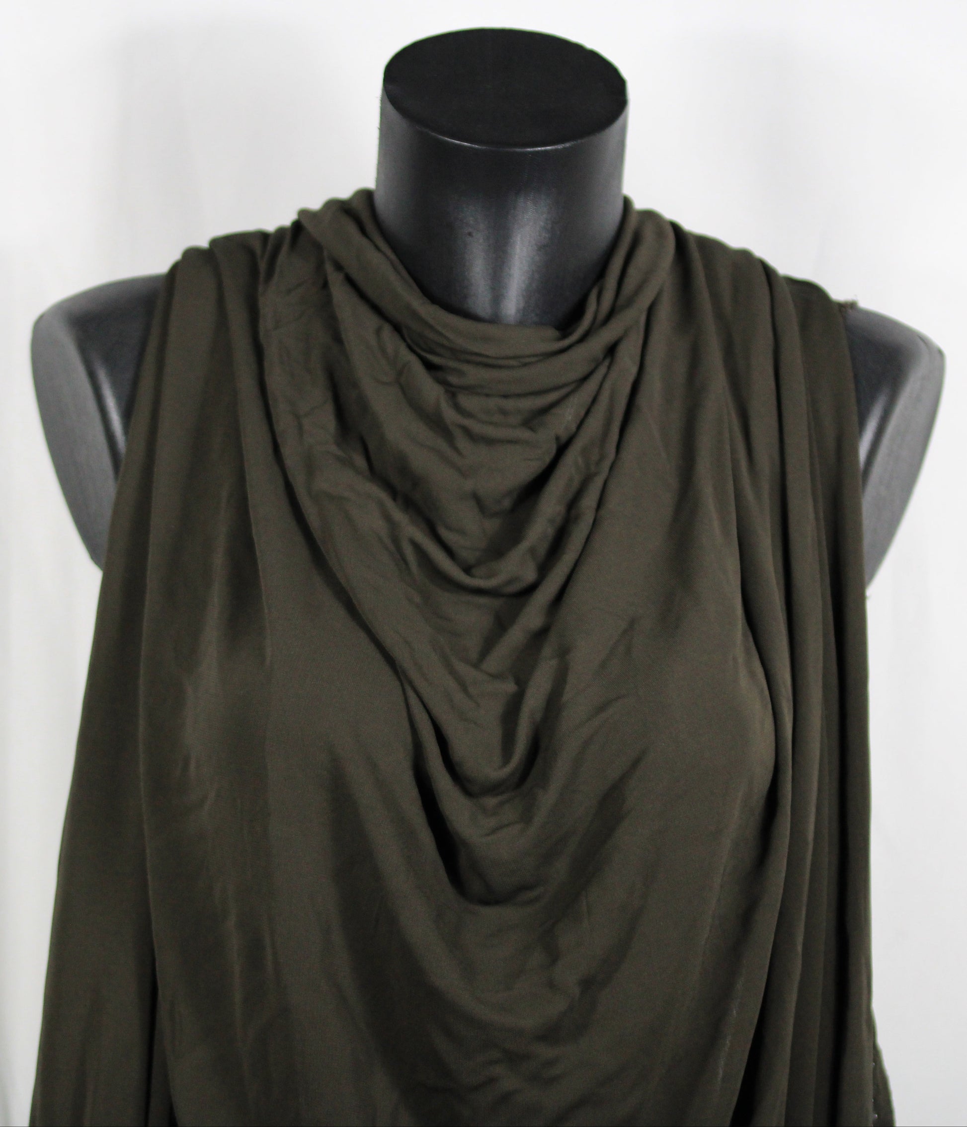 Tissu jersey fluide -  marron foncé - photo 3/4 | So Tissus