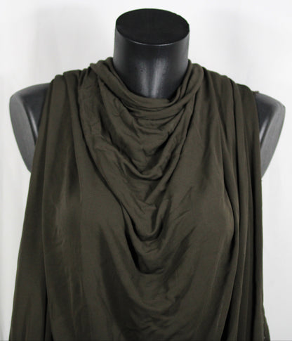 Tissu jersey fluide -  marron foncé - photo 3/4 | So Tissus