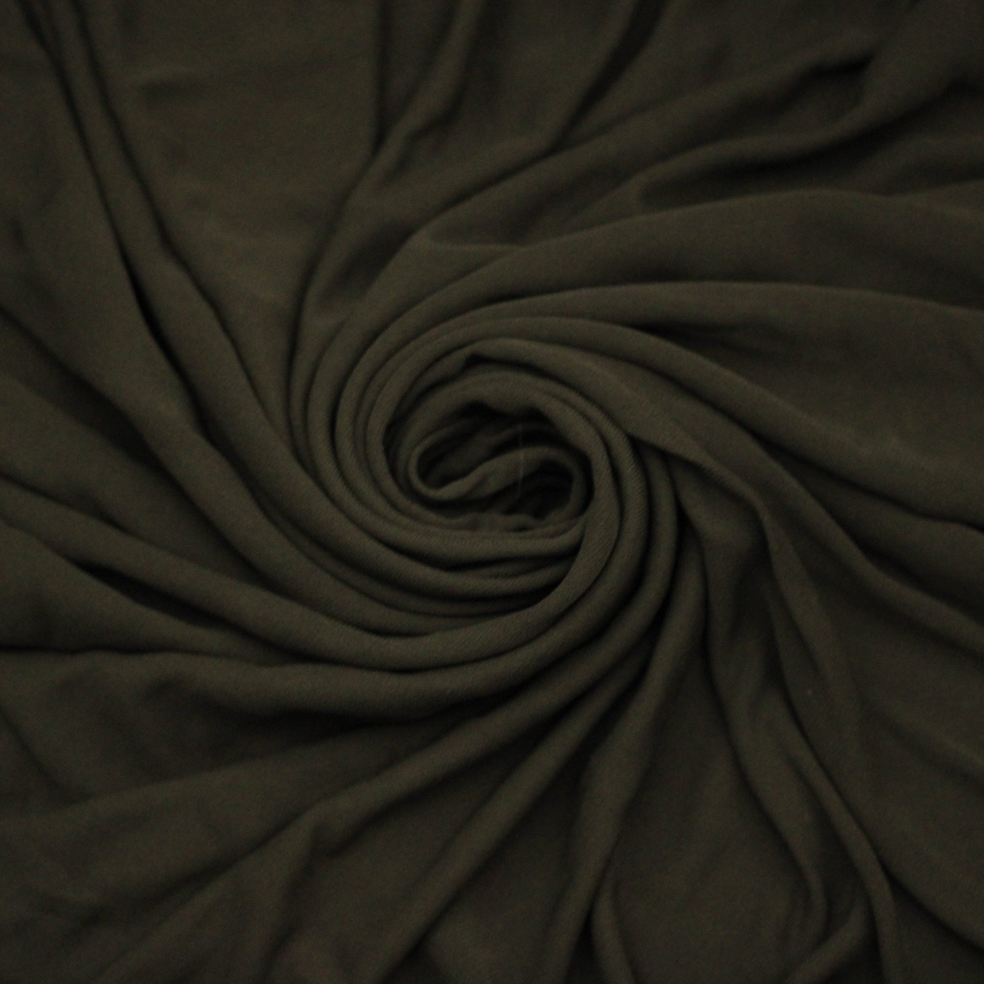 Tissu jersey fluide -  marron foncé - photo 1/4 | So Tissus