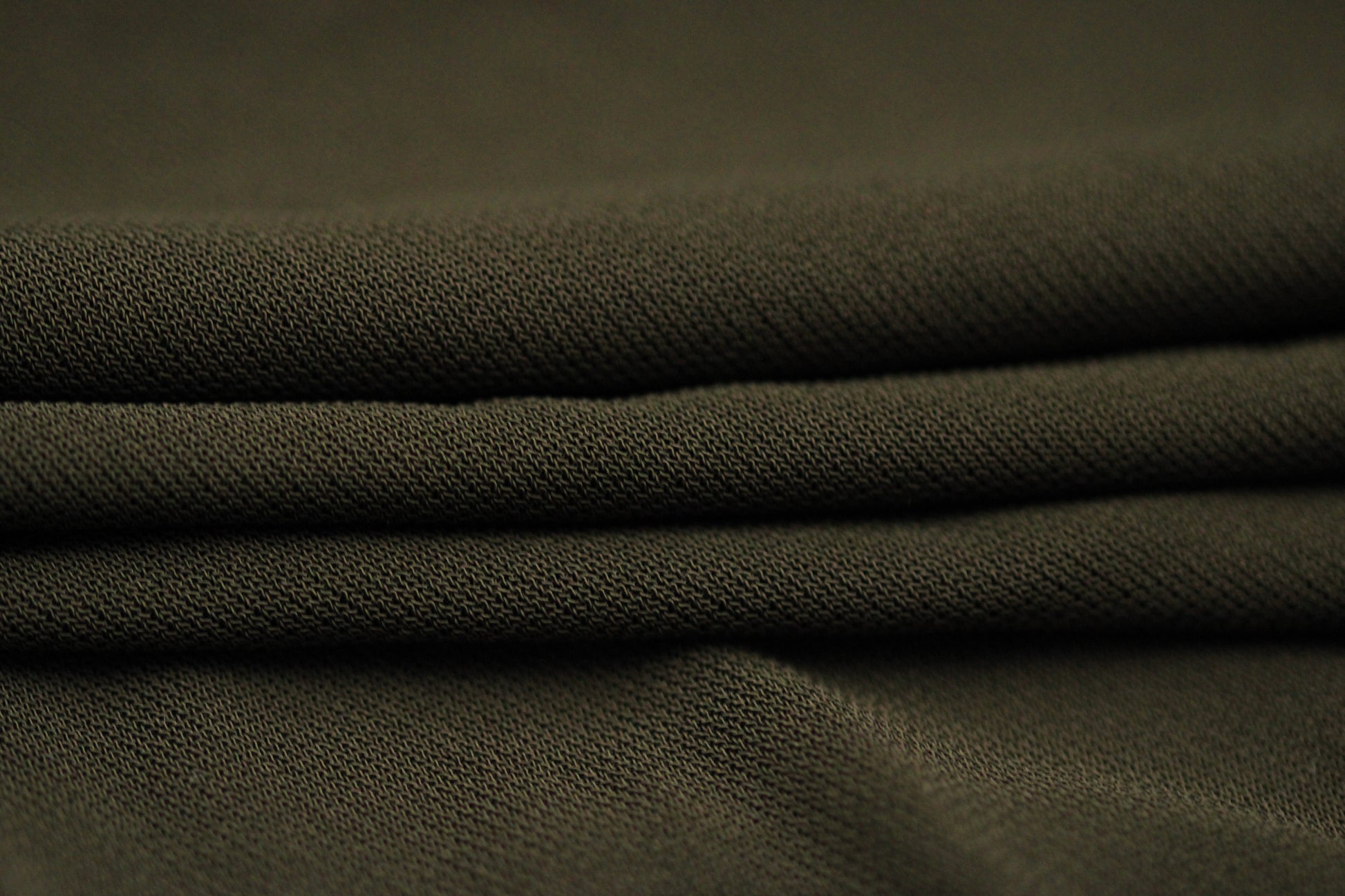 Tissu jersey fluide -  marron foncé - photo 2/4 | So Tissus