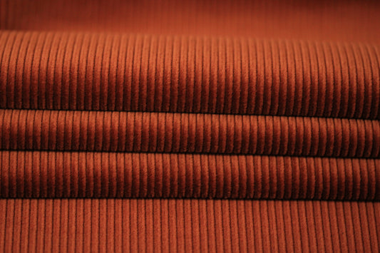 Tissu velours côtelé japonais - terre de sienne - photo 2/4 | So Tissus