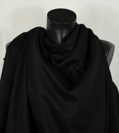 Tissu gabardine de coton prestige- noir - photo 3/4 | So Tissus