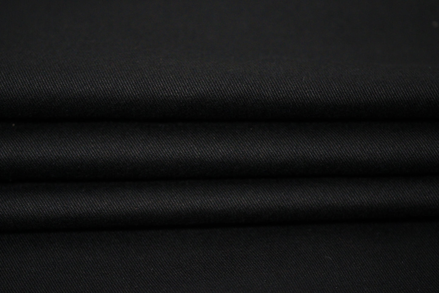 Tissu gabardine de coton prestige- noir - photo 2/4 | So Tissus