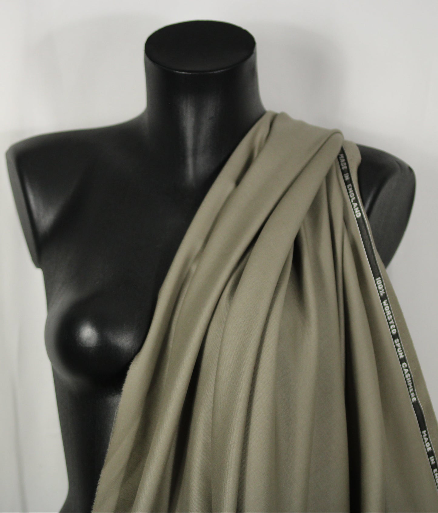 Tissu cachemire tailleur - beige - photo 4/5 | So Tissus