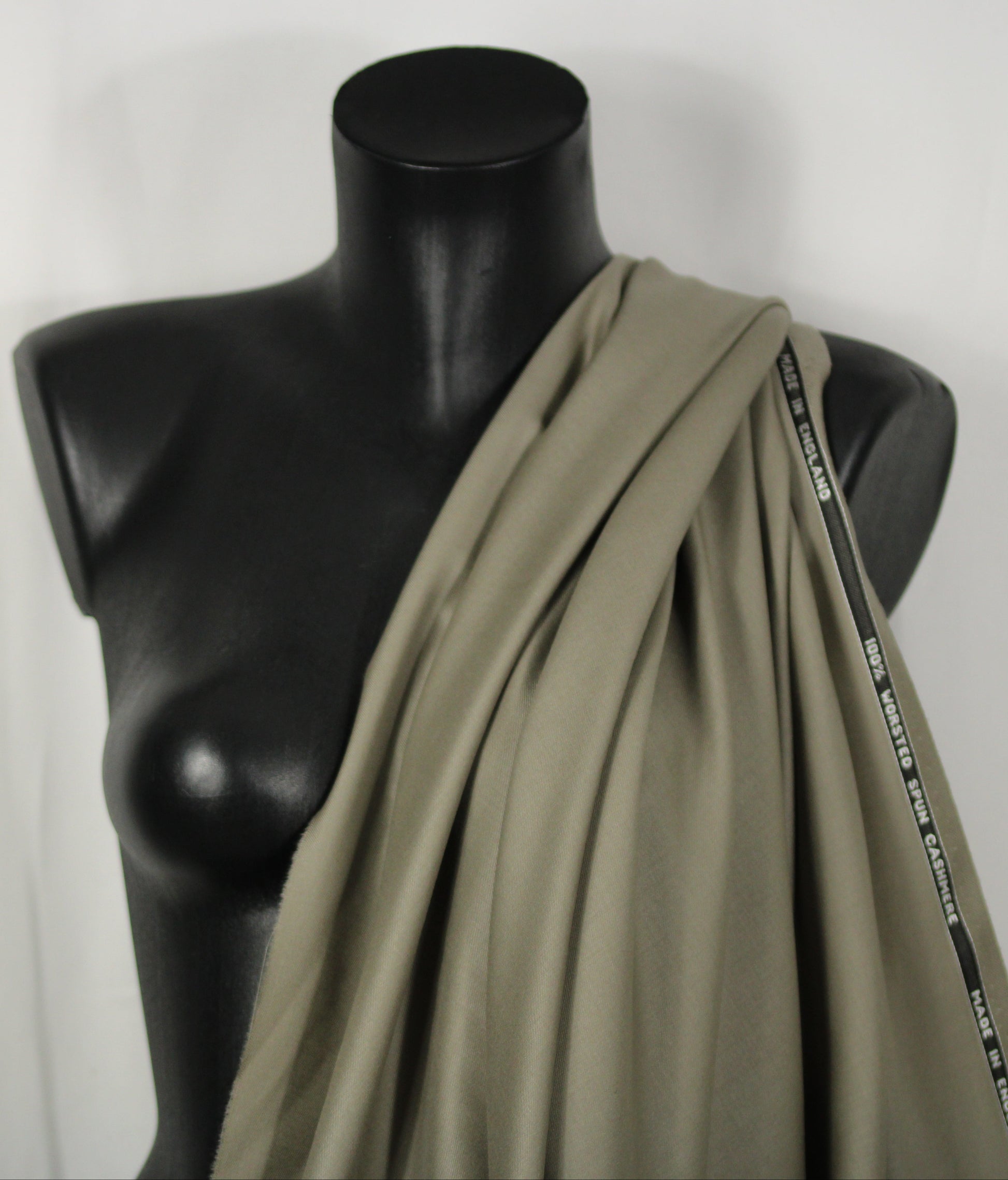 Tissu cachemire tailleur - beige - photo 4/5 | So Tissus