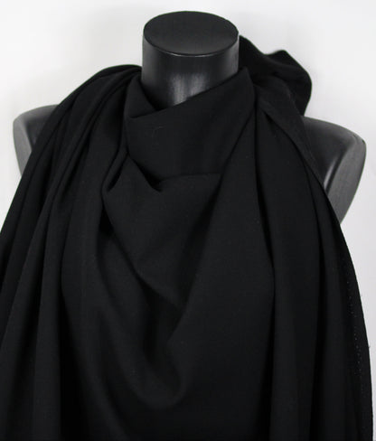 Tissu crêpe de laine japonais - noir - photo 4/4 | So Tissus