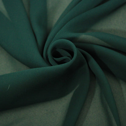 Tissu mousseline de soie - vert pin - photo 1/4 | So Tissus