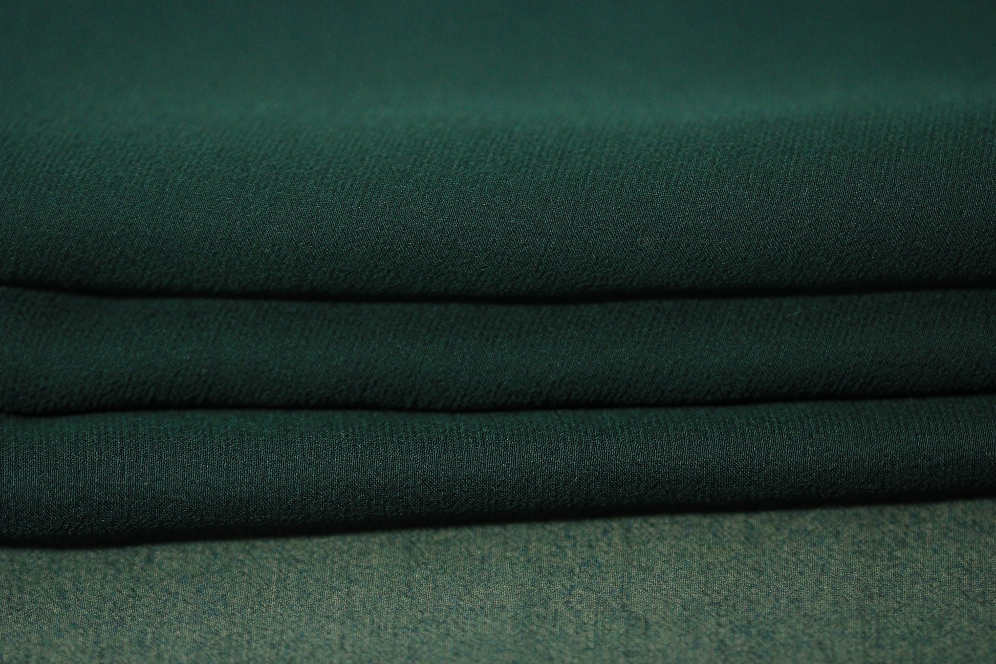 Tissu mousseline de soie - vert pin - photo 2/4 | So Tissus