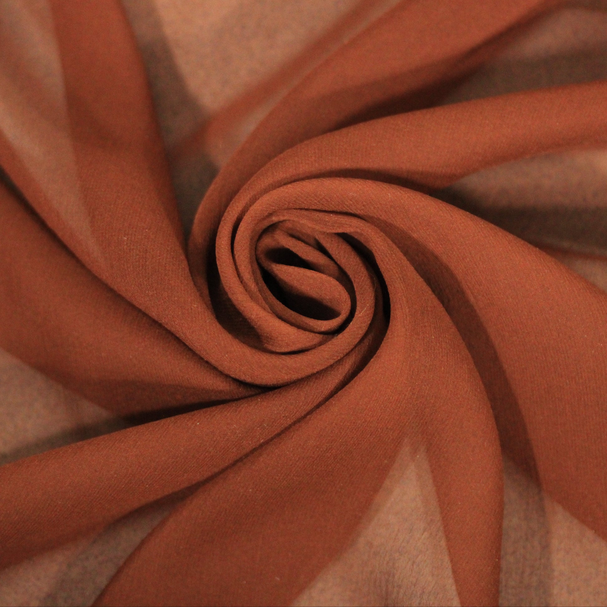 Tissu mousseline de soie - caramel - photo 1/4 | So Tissus