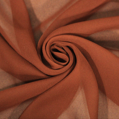 Tissu mousseline de soie - caramel - photo 1/4 | So Tissus