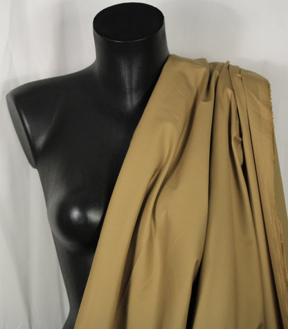 Tissu popeline de coton glacé - beige - photo 3/4 | So Tissus
