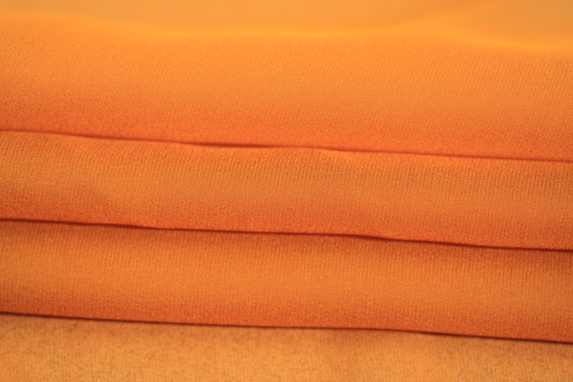 Tissu mousseline de soie - jaune orangé - photo 2/4 | So Tissus