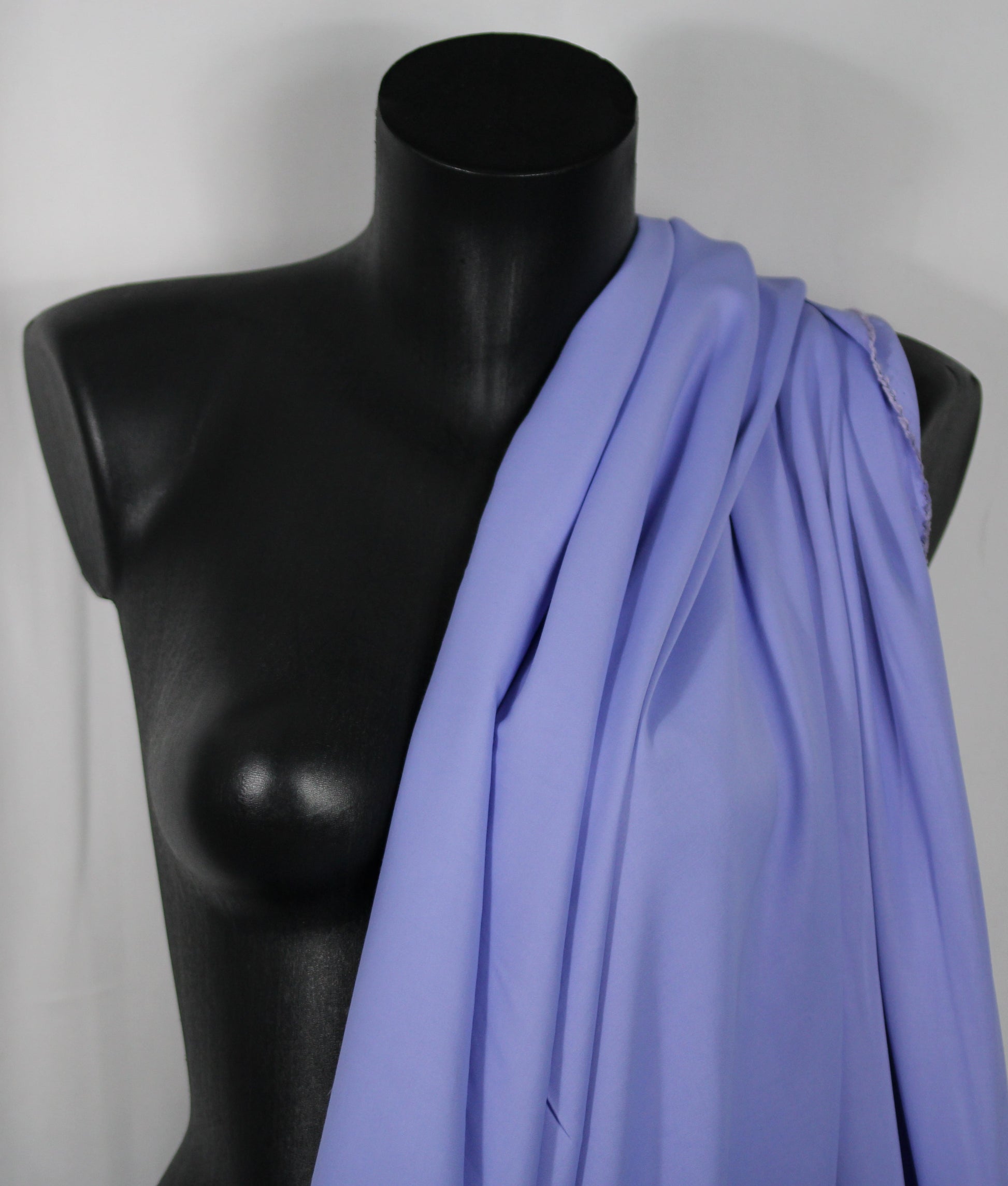 Tissu satin de viscose - lilas - photo 3/4 | So Tissus