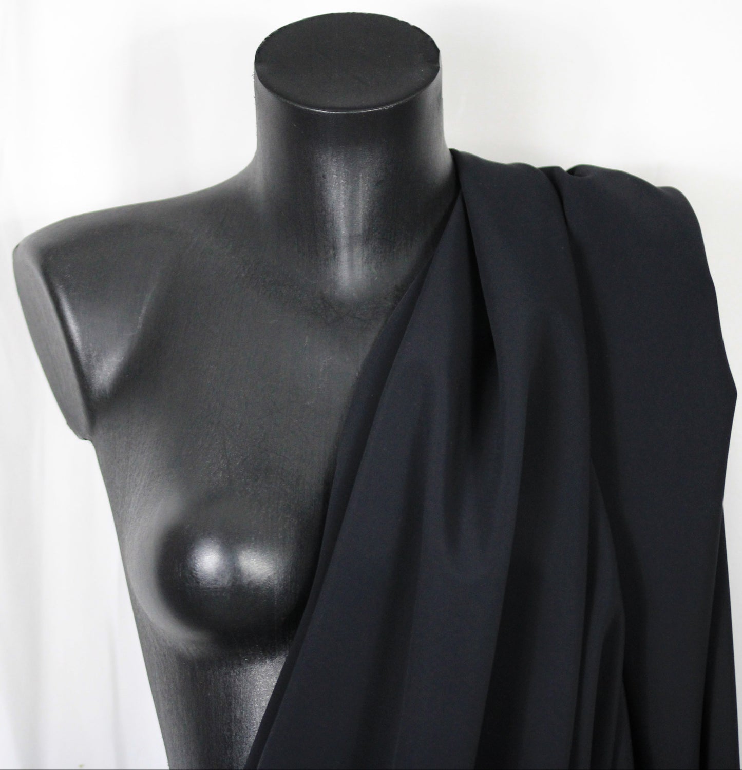 Tissu maille prestige - noir - photo 3/4 | So Tissus