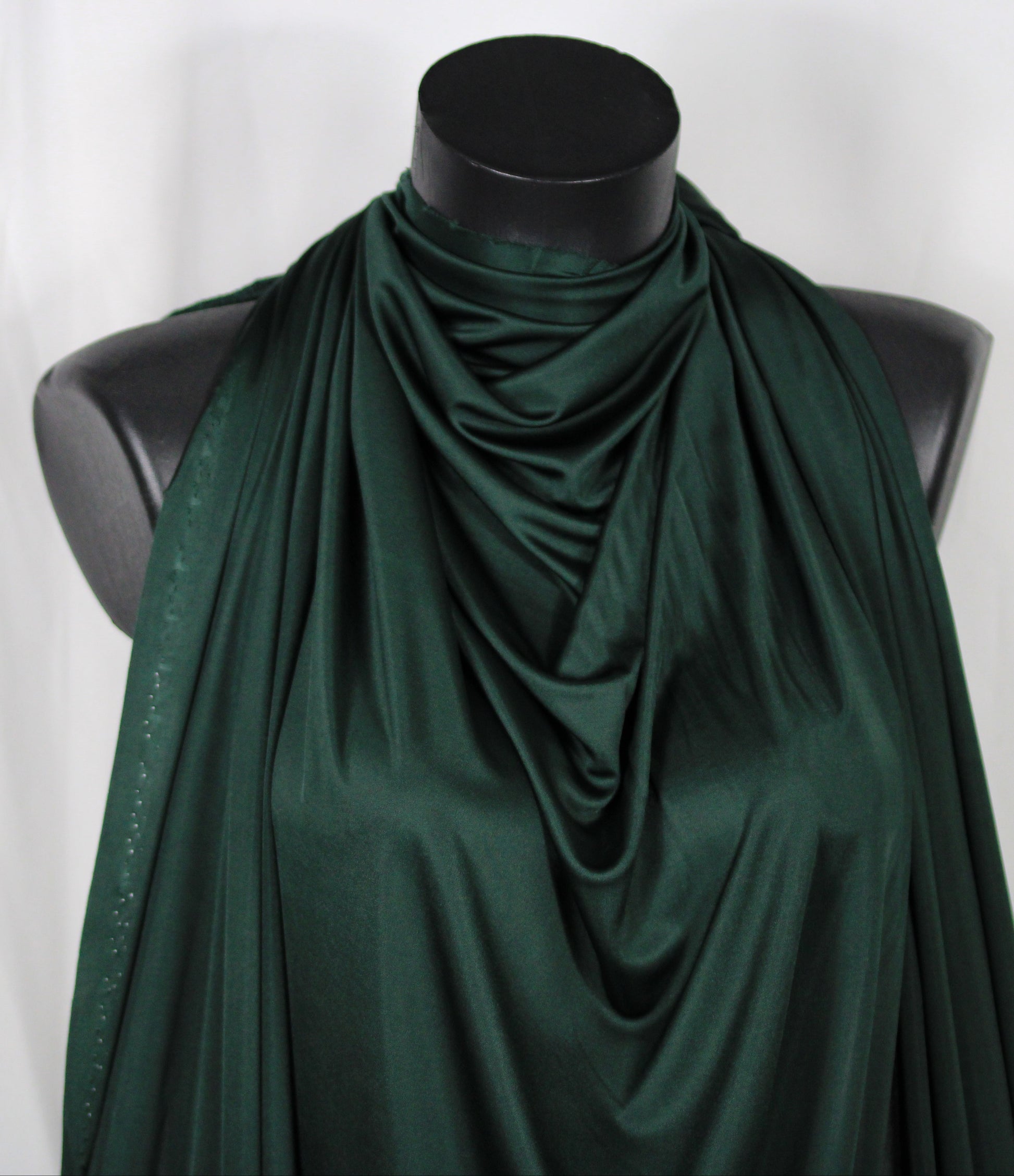 Tissu maille viscose - vert anglais - photo 3/4 | So Tissus