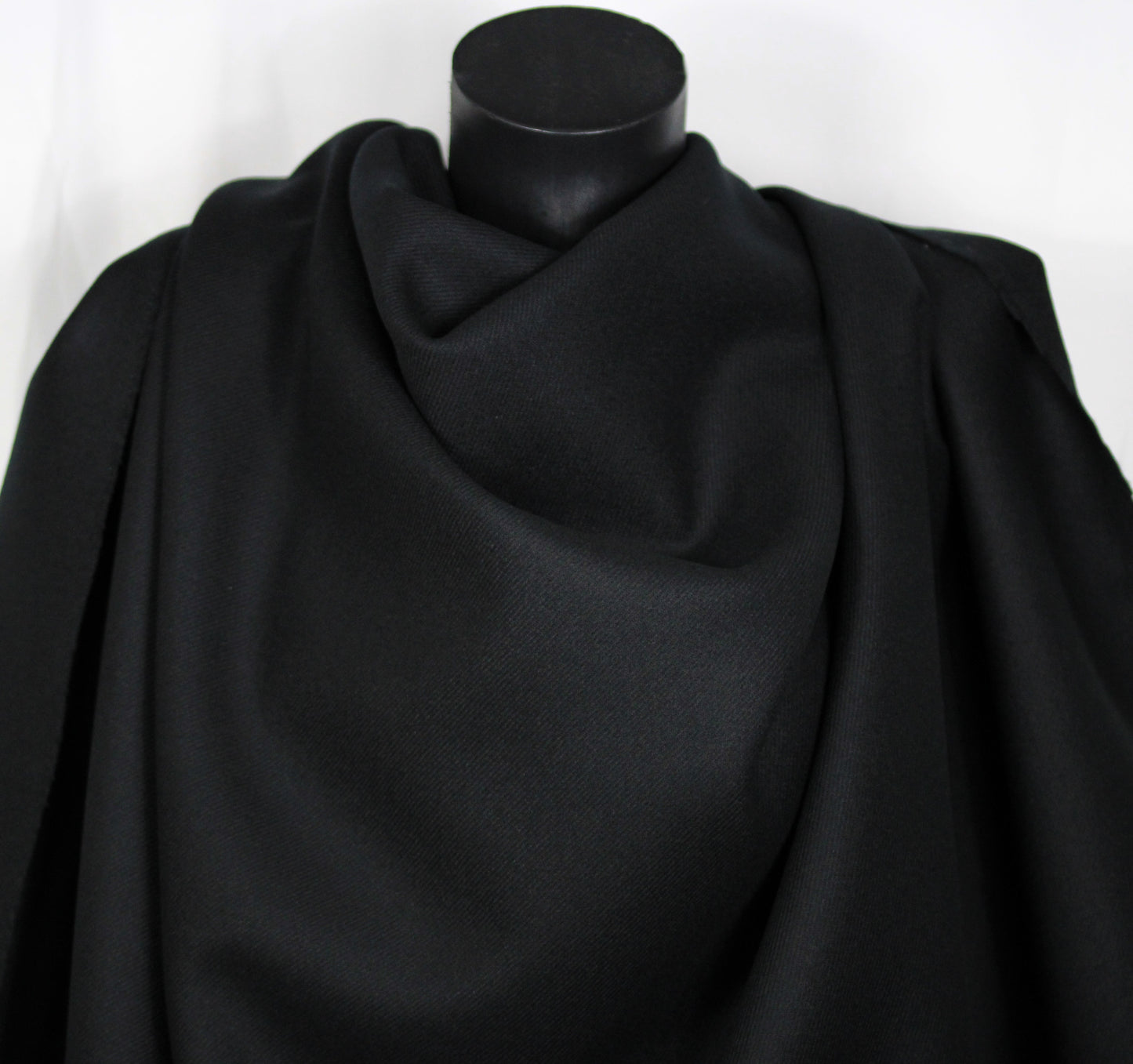 Tissu drap de laine  - noir live - photo 3/4 | So Tissus