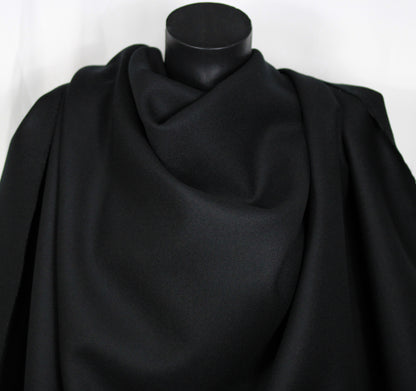 Tissu drap de laine  - noir live - photo 3/4 | So Tissus