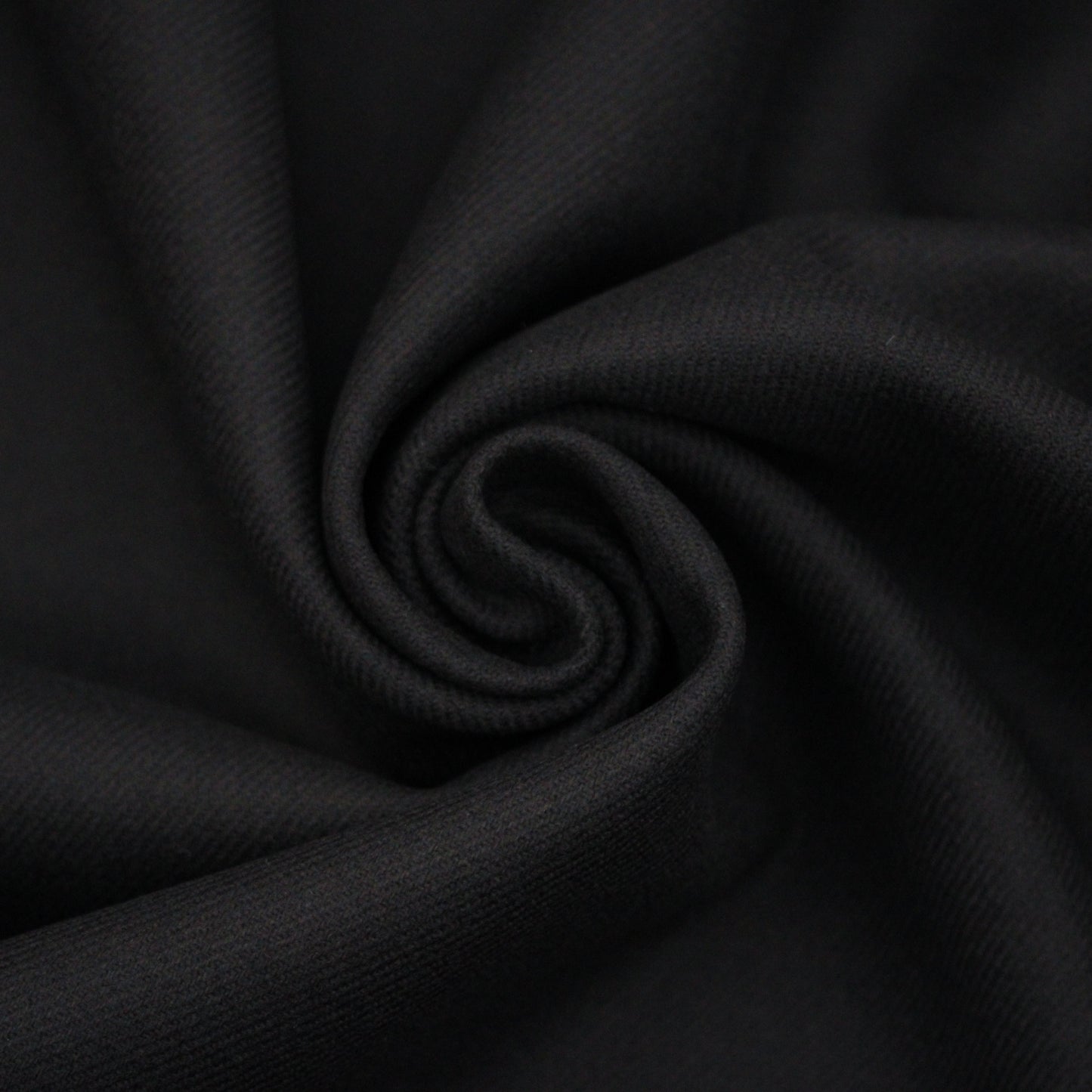 Tissu drap de laine  - noir live - photo 1/4 | So Tissus