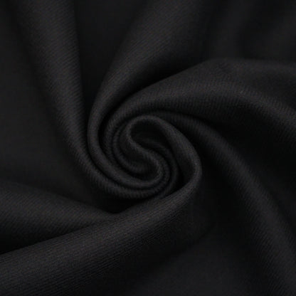 Tissu drap de laine  - noir live - photo 1/4 | So Tissus