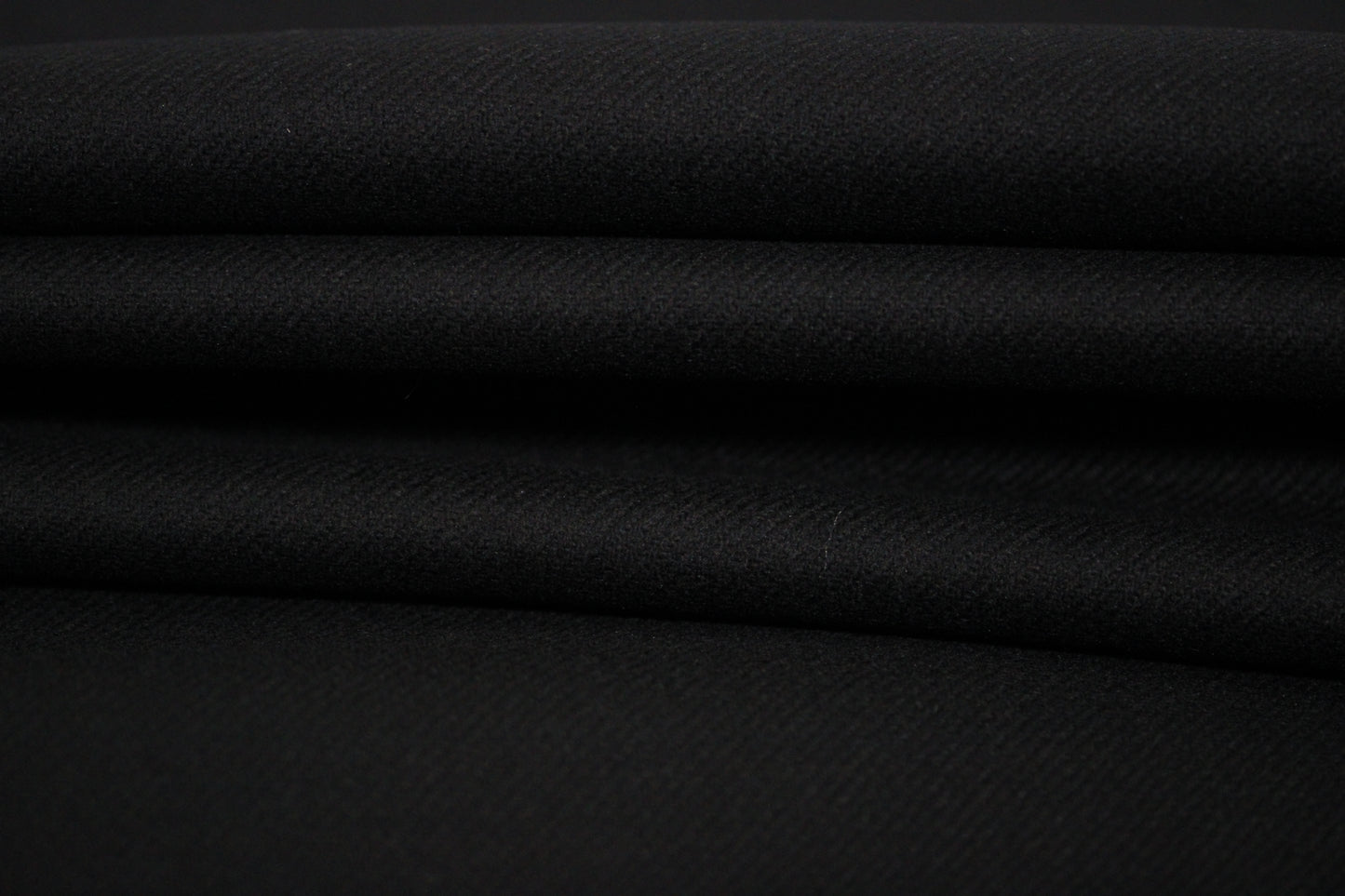 Tissu drap de laine  - noir live - photo 2/4 | So Tissus