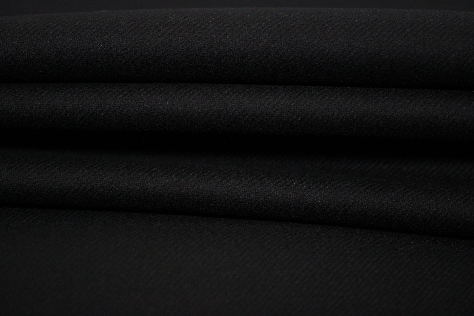 Tissu drap de laine  - noir live - photo 2/4 | So Tissus