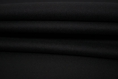 Tissu drap de laine  - noir live - photo 2/4 | So Tissus