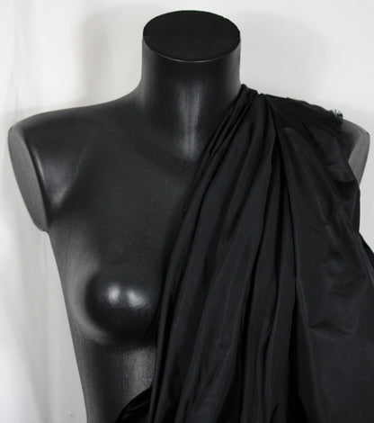 Tissu taffeta de soie - noir - photo 4/4 | So Tissus