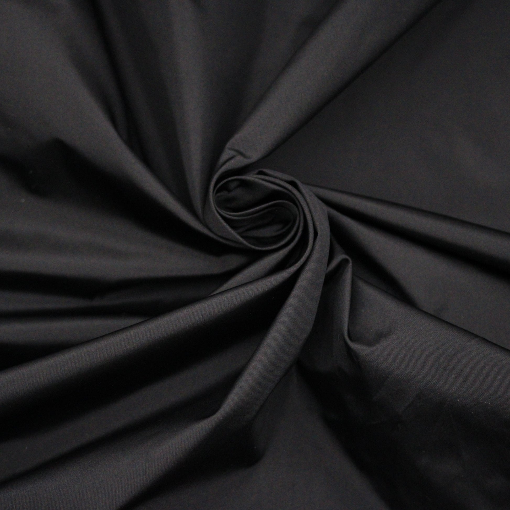 Tissu taffeta de soie - noir - photo 1/4 | So Tissus