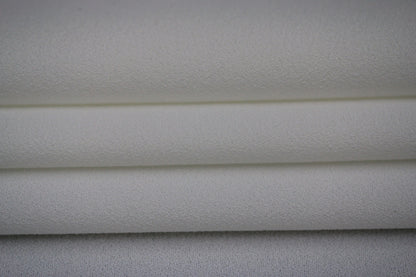 Tissu crêpe viscose prestige - blanc - photo 2/4 | So Tissus