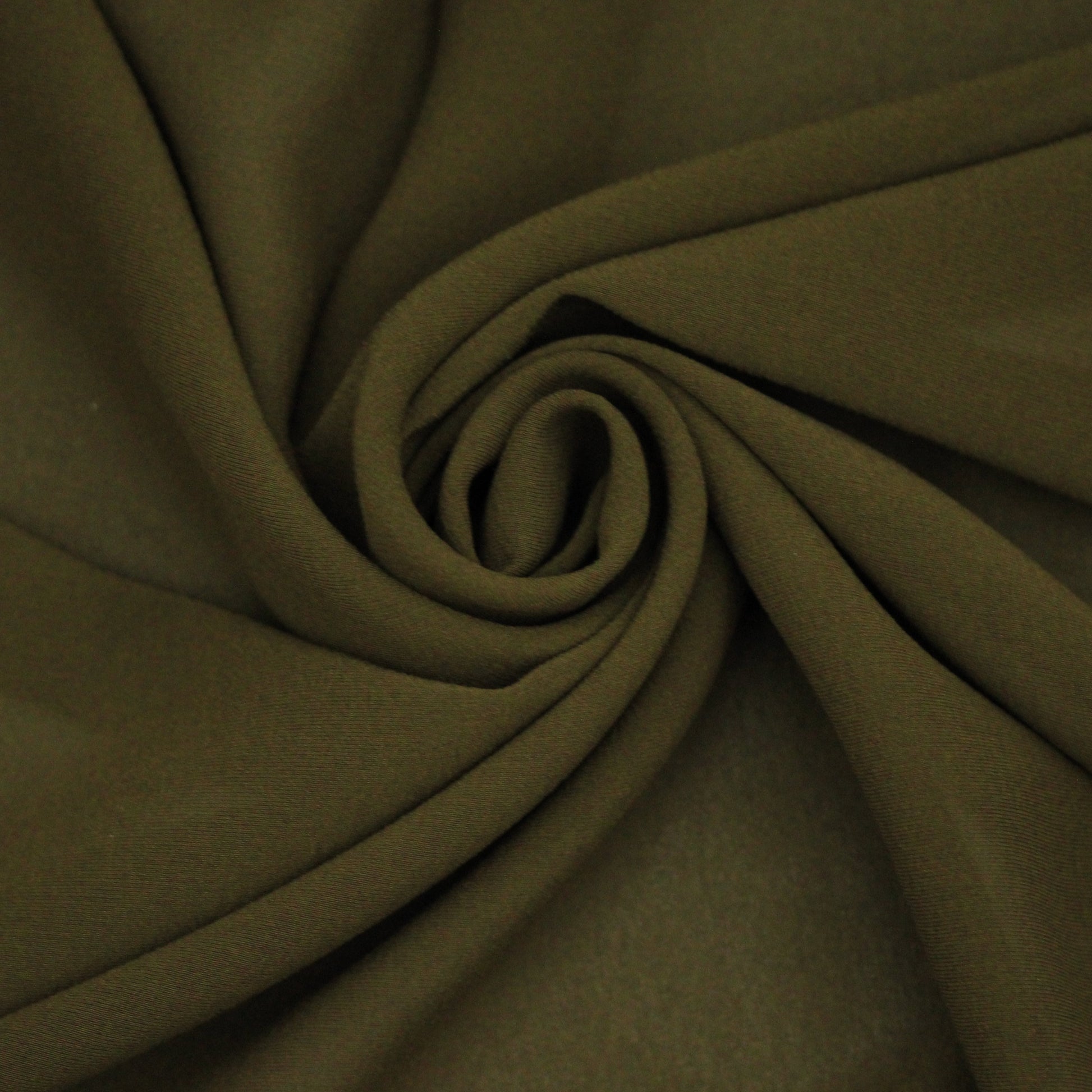 Tissu crêpe georgette de soie - kaki - photo 1/4 | So Tissus