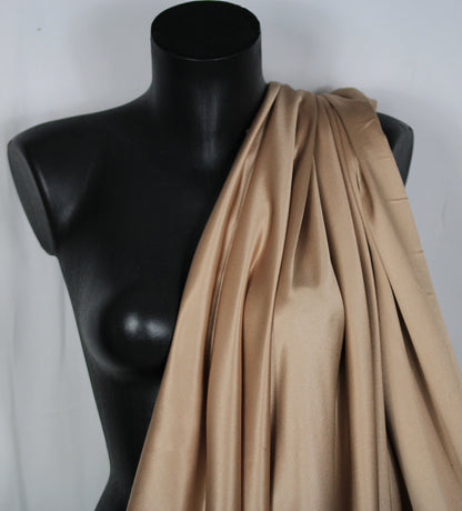 Tissu satin de soie - rose des sables - photo 4/4 | So Tissus