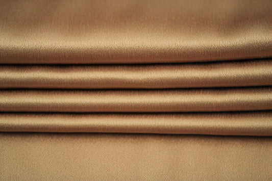 Tissu satin de soie - rose des sables - photo 2/4 | So Tissus